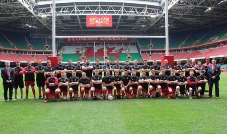 The Pembroke team that played against Porthcawl at The Principality Stadium